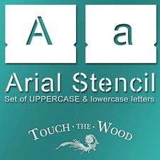 Arial stencil font minuscolo - stencil, font:
