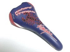 Sella Selle Italia MAX Flite Richard Virenque ricamata vintage strada MTB ann...