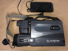 Sharp Slim Cam VL-L64U videocamera VHS vintage con caricatore