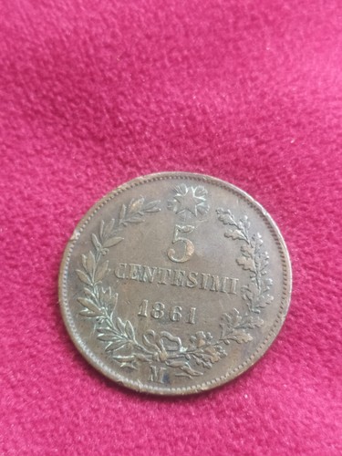 Moneta centesimi 1861 milano - centesimi,