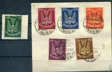 Deutsches Reich  - 1923 Posta aerea n. 215 - 218, 235, 236 