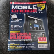 Mobile Choice Magazine Issue 169 (2009) Motorola Milestone + Google Nexus One