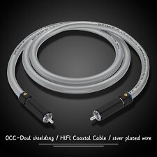 1x 75 Ohm HiFi RCA Cavo OCC