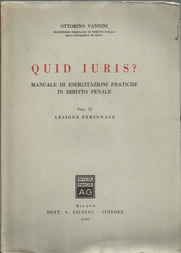 Ottorino vannini quid iuris - ottorino,