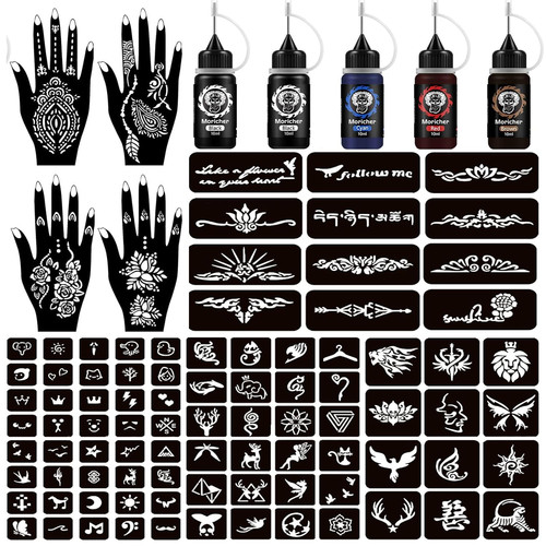 Kit tatuaggio hennè - tatuaggio,