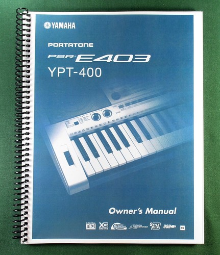Yamaha psr e403 instruction - psr-e403,