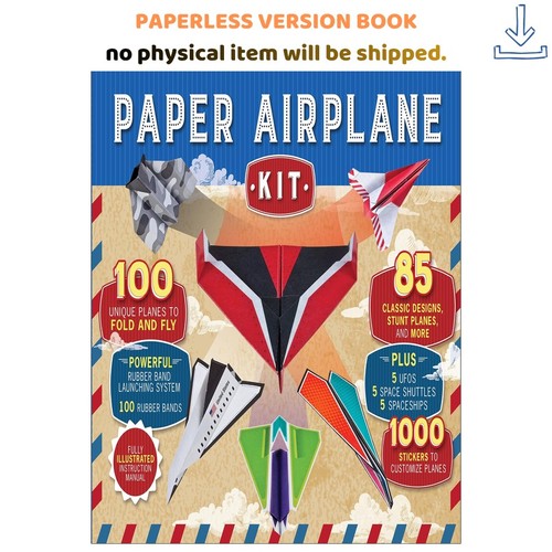 Paper airplane kit - paper, planes