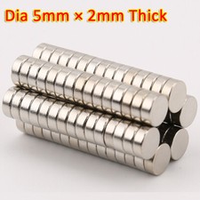 N35 magneti forti 5x2 mm disco