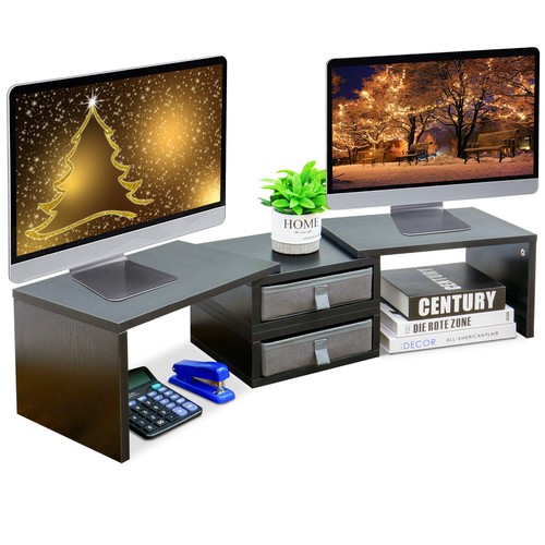 Supporto doppio monitor rialzo - doppio,