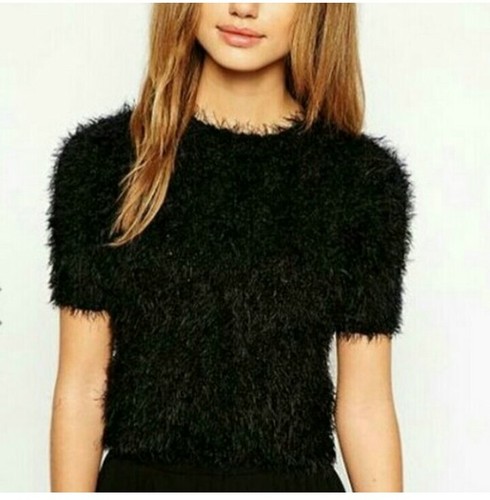 Maglia crop pelo - crop, pelo/pelliccia