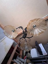 Lampadario Rustico a Tre lampe