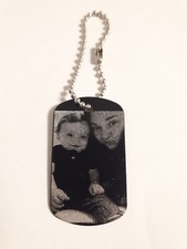 Piastrina Militare Collana O Portachiavi Con Incisione Laser