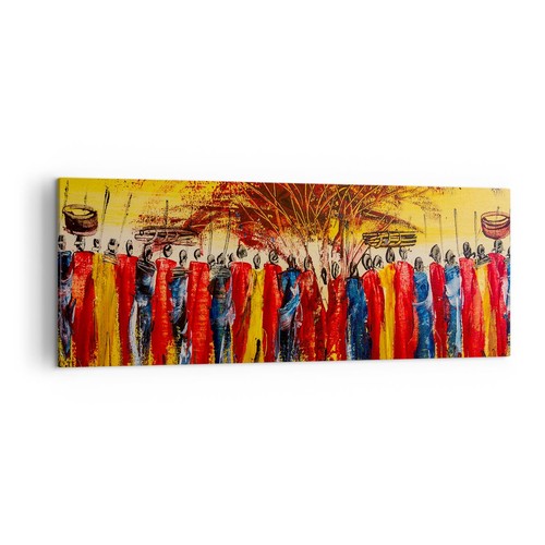 Quadro tela 140x50cm africa - 140x50cm,
