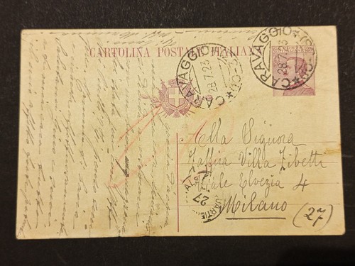 Cartolina postale 1923 - postale,