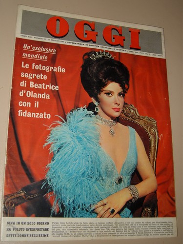 Oggi 1965 gina lollobrigida - oggi=1965/20=gina,