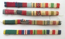 Lotto nastrini 4 pezzi militari esercito