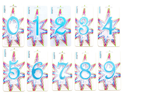 Candeline celeste glitter - candeline,