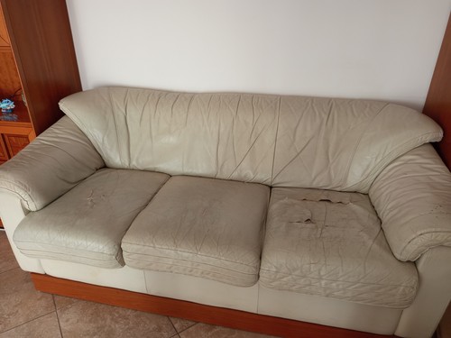 Divano posti pelle - ,