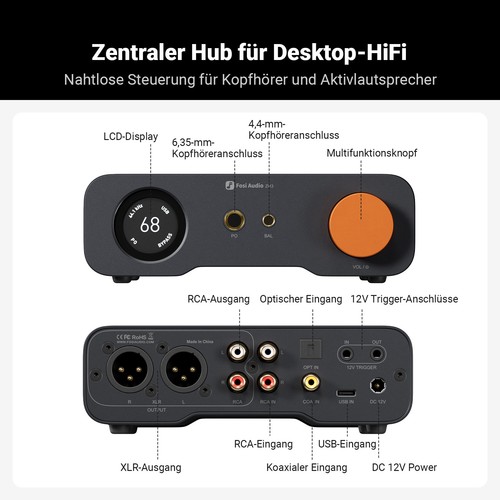 Fosi audiozh3 hifi monoblocco - hifi,