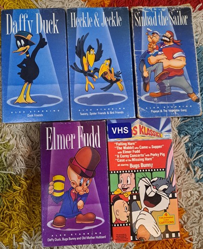Warner brothers cartoon vhs - warner,