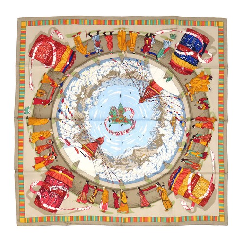 Sciarpa seta hermes carre - hermes,