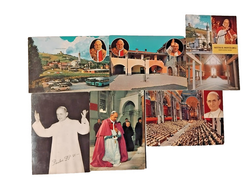 Cartoline papa paolo - cartoline,