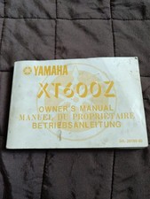 Manuale utente Yamaha XT 600Z