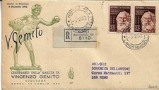 fdc Venetia: VINCENZO GEMITO