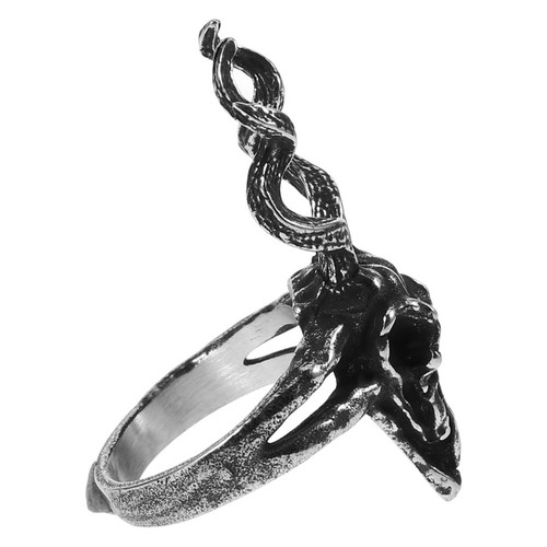 Anello acciaio titanio da - anello, in