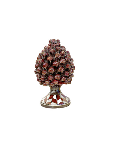 Pigna siciliana h15cm ceramica - pigna,