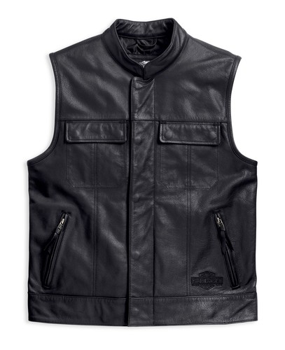 Gilet pelle harley davidson - in,