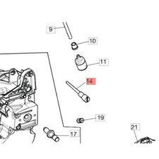 EFCO OLEOMAC SFIATO MOTOSEGA DA POTATURA MTT 2500 GST 250 ORIGINALE