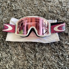 Nuovo senza etichette OO7094-06 Oakley Line Miner XM vestibilità asiatica Tranquil Flury Coral/Prizm Hi Pinl