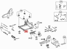 MERCEDES TRUCK LKW ATEGO KIT TELAIO SEDUTA SEDILE SINISTRO OEM A0009103922