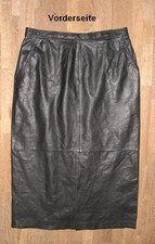 Gonna Lunga Slim In Pelle Nera