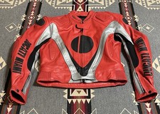 Ducati Miami Giacca Pelle L Rosso Moto Nuova Uomo