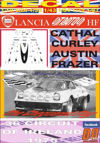 Decal lancia stratos the - stratos, "the