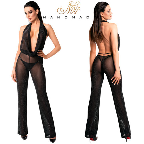 Elegante tuta nera - tuta,