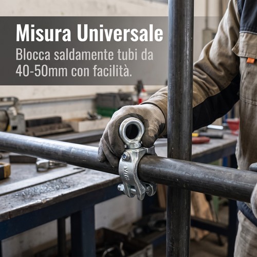 Morsetto per ponteggi tubi - morsetto,