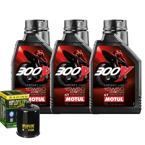 Kit tagliando olio motul 300v - kit,