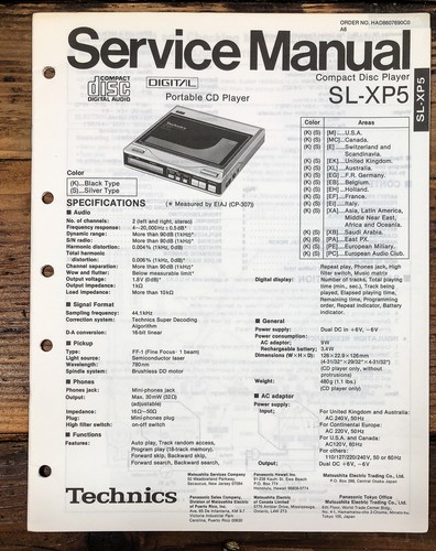 Technics xp5 lettore cd - technics,