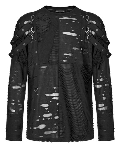 Shirt bondage punk - rave, uomo