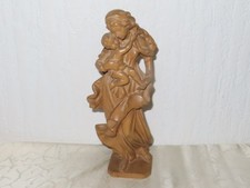 Statua In Legno "Santa Maria Con Bambino Gesù"!
