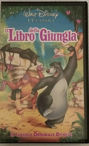 Libro della giungla vhs - libro,