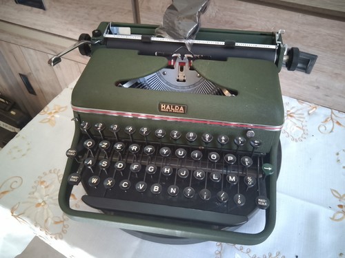Macchina scrivere halda - macchina, da