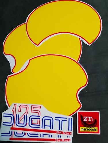 Adesivi stickers ducati 125 - stickers,