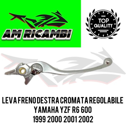 Leva freno destra cromata - leva,