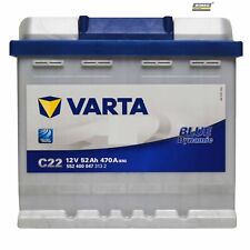 552400047 C22 Varta Batteria Auto 52 Ah 12V 470 A Positivo Destra