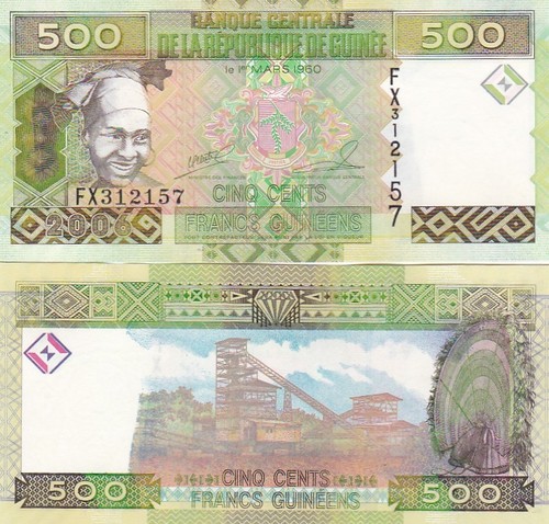 Guinea banconota del - , 2006