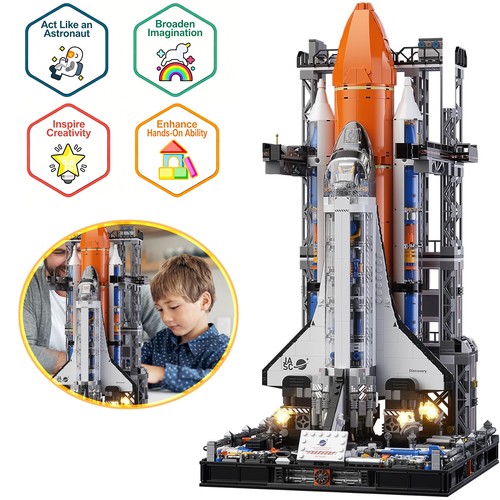 2226pcs space shuttle - space, stem